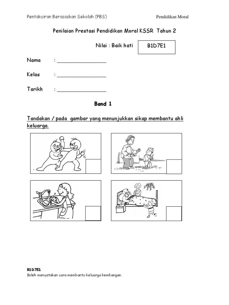 Evidens Pm Tahun 2 Baik Hati Pdf