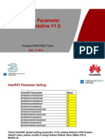 3G Huawei New Sites Parameter Setting Guideline V1.0