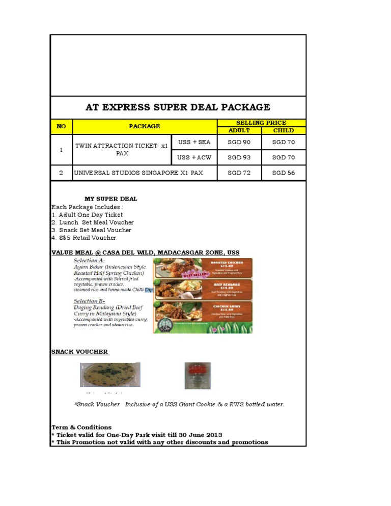 Super Deal Package | PDF