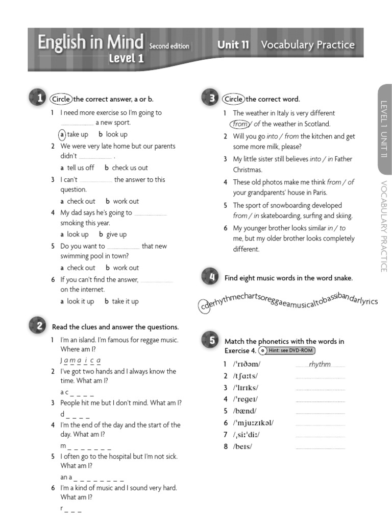 Level Unit 20 Vocabulary Practice   PDF