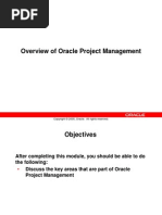 28269347 Overview of Oracle Project Management