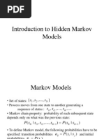 Introduction To Hidden Markov Models