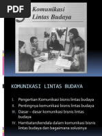 KOMUNIKASI LINTAS BUDAYA