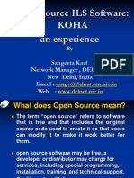 Open Source ILS Software: An Overview of Koha