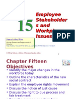 Employee Stakeholder S and Workplace Issues