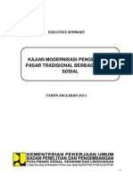 Kajian Modernisasi Pengelolaan Pasar Tradisional Berbasis Modal Sosial