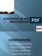 APRESENTACAO FINAL Elementos de Maq Mesa Rotativa