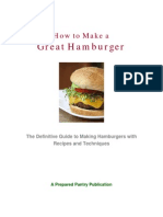 How To Make A Great Hamburger