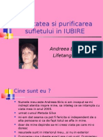 Libertatea Si Purificarea Sufletului in IUBIRE