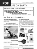 KISS Notes Life on Earth