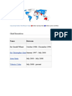 A Map Showing Vodafone Global Enterprise