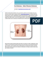 Dolor Rinones Sintomas