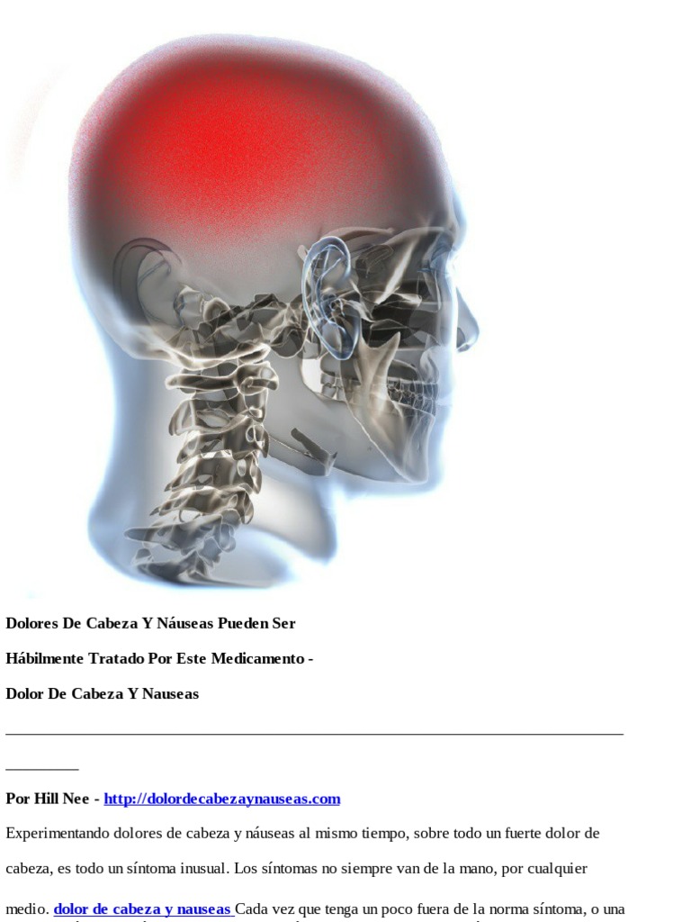 Dolor de Cabeza Y Nauseas PDF