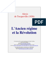 Alexis de Tocqueville - L'Ancien Régime Et La Révolution