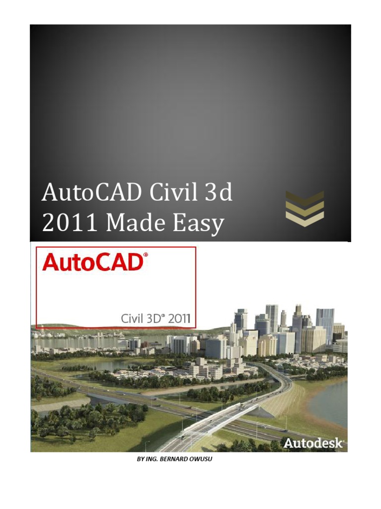 Fundamentals of Autocad Civil 3d 2011 | PDF | Auto Cad | Surveying