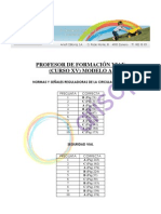 Corrector Modelo A Curso XV - Primera Evaluación - Profesor de Formación Vial