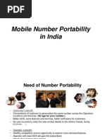 Mobile Number Portability in India