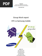 Samsung Vs HTC Strategic Analysis. C. Grohmann