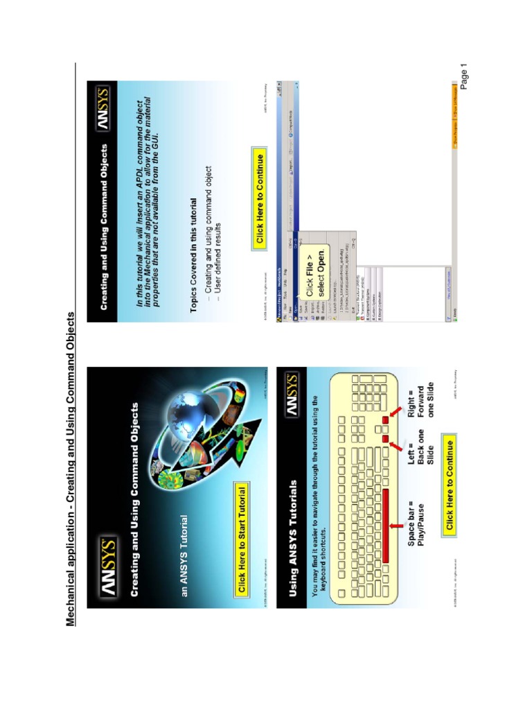 Ansys Command Objects Guide | PDF | Business