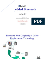 Embedded Bluetooth: Gang Xie