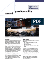 Seakeeping and Operability Analysis: Hydrodynamic Services
