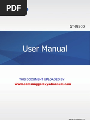 Samsung Galaxy S4 User Manual