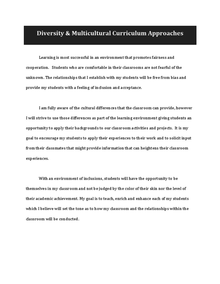 Multicultural - Portfolio | PDF | Wellness
