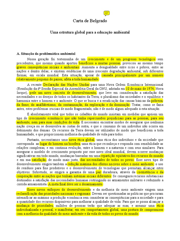 Carta de Belgrado
