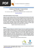 Complexos de Platina II Na Terapia Do Cancer