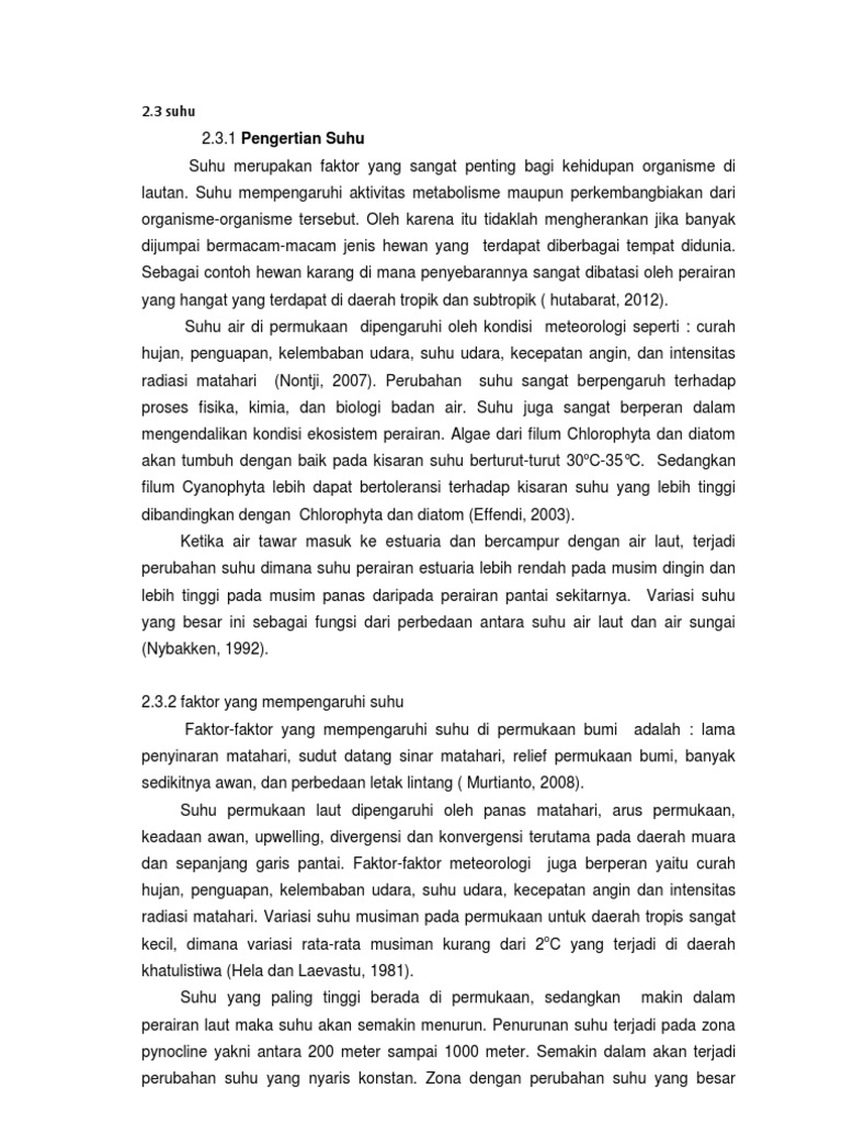 Pengertian Suhu Pdf