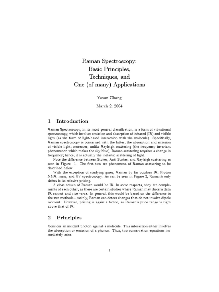 Raman spectroscopy visual data 3