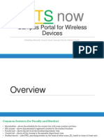 Campus Portal For Wireless Devices: Shiladitya Mandal, Anand Goyal, Kaustav Ghosh, Omkar Hande