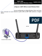 Configuracao Em Modo Wireless Client DAP-1360