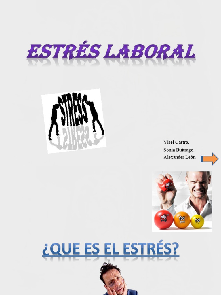 Estres Laboral 1 | PDF | Relaciones personales, crianza y desarrollo ...