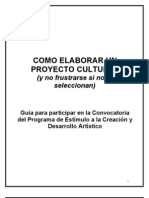 Manual Como Elaborar Un Proyectocultural