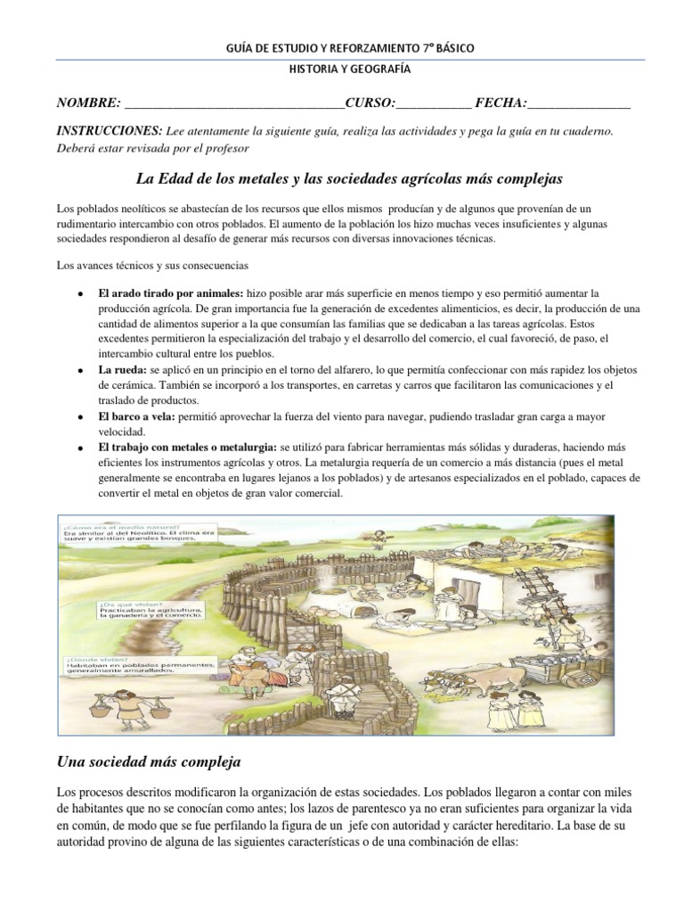 Innovaciones en la Edad de los Metales | PDF | Agricultura | Comercio