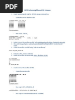 MOP Rehoming Manual 3G Ericsson