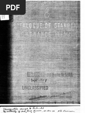 Standard Ordnance Items Catalog, 1944, Vol 2 | PDF | Technology
