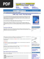 __HTML Tags _ Codes _ Web Page Examples Included