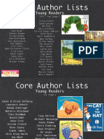 Core Author Lists: Young Readers