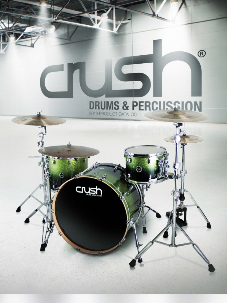 Crush Drums 2013 Catalogue Drum Kit Drum