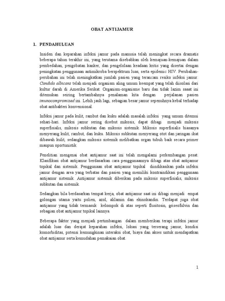 Obat Anti Jamur PDF