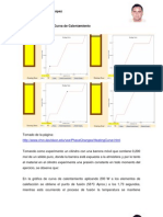 Informe Laboratorio Curva de Calentamiento