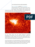 Tempestade Solar Pode Matar Milhões em Breve