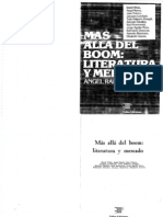 Indice Mas Alla Del Boom Literatura y Mercado