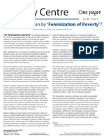 What Do We Mean by Feminization of Poverty