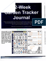 12 Week Garden Tracker Journal