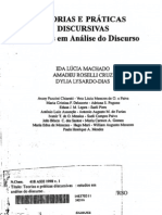 Teorias e Práticas Discursivas - Estudos em Análise do Discurso