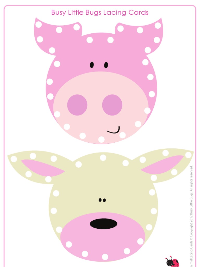 Animal Lacing Cards | PDF | Copyright Law | Law