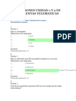 Evaluaciones Unidad 1 y 2 Herramientas Telemáticas UNAD